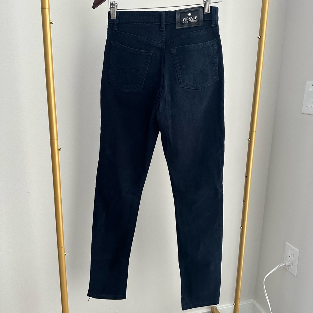 Versace Jeans Dark Navy Stretch Skinny Jeans - Picture 8 of 12